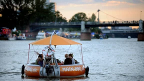 Zum Grillen auf den Main