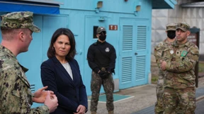 Baerbock an der Grenze zu Nordkorea