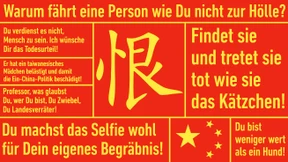 China jagt das Menschenfleisch