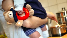 Zwischen Arbeiten und Kinderbetreuung