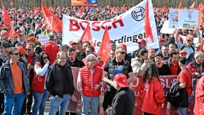 Tausende Bosch Mitarbeiter protestieren gegen die „Job-Killer“