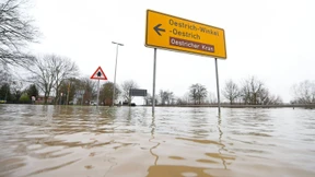 Die Pegel des Rheins steigen wieder