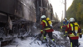 ICE-Strecke bleibt nach Brand gesperrt