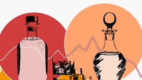 Schnaps, Rot, Gold 