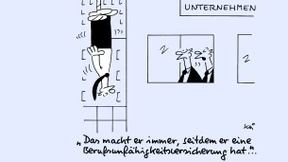 Die Berufsunfähigkeit drängt mehr als die Rente