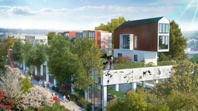 In fünf Metern Höhe wächst eine neue Stadt