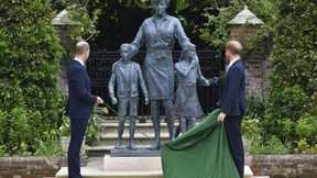 William und Harry enthüllen Statue von Prinzessin Diana