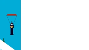 Auf fliegenden Kissen durch den Schnee