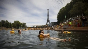 Seine offiziell zum Baden freigegeben
