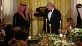 Pompöser Empfang für den saudischen Kronprinzen