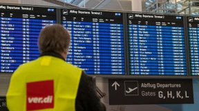 Streik an sieben deutschen Flughäfen hat begonnen