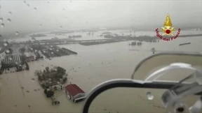 Unwetter sorgt bei Bologna für heftige Überflutungen