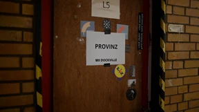 In der Garderobe vor dem Auftritt in Hamburg