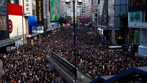 Zehntausende für mehr Demokratie in Hongkong