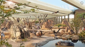 Drei Nationalparks in einem Zoo