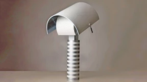 Leuchte aus Leinwand