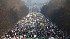 So wird auf der Welt für Frieden demonstriert