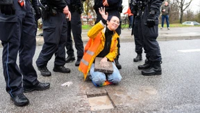 Polizei verhindert Straßenblockade der „Letzten Generation“ in Hamburg
