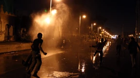 Straßenschlachten vor dem Präsidentenpalast