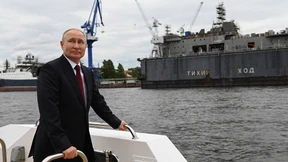 Putin feiert die russische Marine