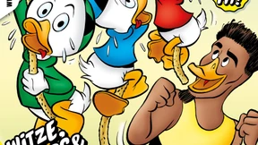 Zehnkämpfer Leo Neugebauer auf dem Cover der Micky Maus