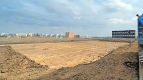 Erst kommen die Archäologen, dann die Bauarbeiter