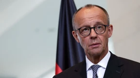 Der Kanzler allein im Kanzleramt