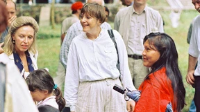 Auf Reisen mit der Kanzlerin