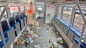 Bei Randale während der Fußball-EM stehen die Züge still
