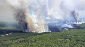 Rauchwolke aus Kanada verdunkelt Himmel über Portugal