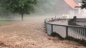 Aufräumarbeiten in Hessen