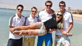 Sonnen, schnorcheln, strampeln