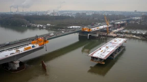 Neues Bauteil für Schiersteiner Brücke