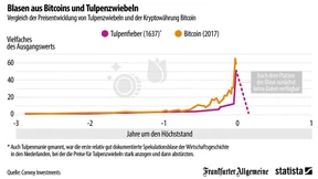 Dem Bitcoin könnte es bald wie der Tulpe ergehen