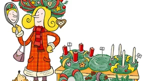 Was darf in den Adventskranz?