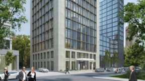 Frischekur für Bürohäuser der Postmoderne