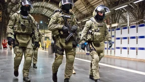 Terror-Übung  am Hauptbahnhof