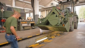 Rodungen für neue Kasernengebäude