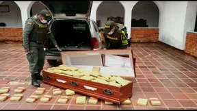 Marihuana in Sarg gefunden