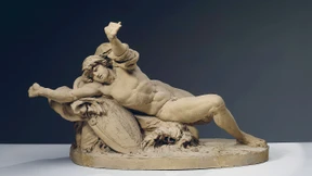 Wie eine Liebste an dem Ufer des Meeres