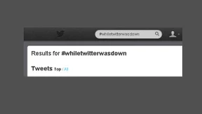 Als Twitter zwei Stunden ausfiel...