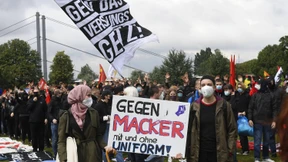 Protest gegen Versammlungsgesetz in Nordrhein-Westfalen