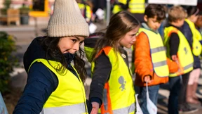 Menschenkette für mehr Sicherheit