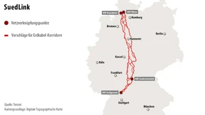 Initiativen: Protest gegen Suedlink intensivieren