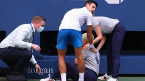 Novak Djokovic trifft Linienrichterin