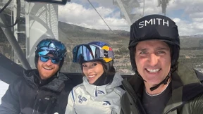 Eileen Gu veröffentlicht Foto mit Prinz Harry und Justin Trudeau im Skilift
