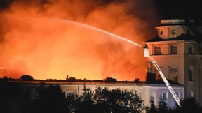 Großbrand verwüstet Dresdner Industriegelände