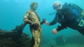 Tauchen wo einst die Römer Party machten