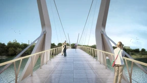 Eine Brücke für Radler