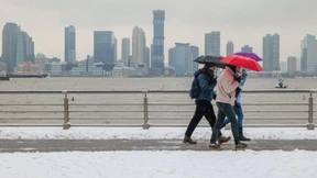 Nach 700 Tagen schneit es in New York erstmals wieder